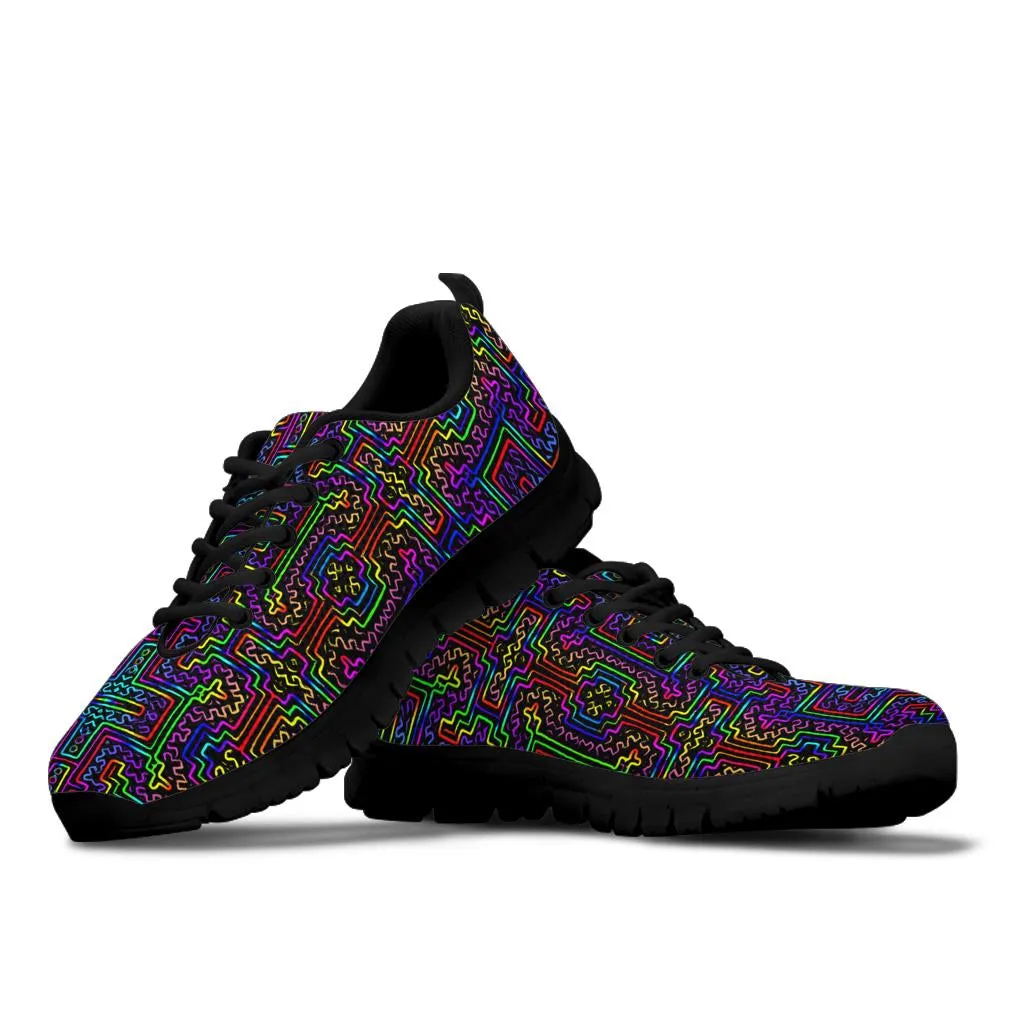 Prismatic Overlay Sneakers