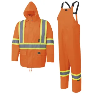 Rain Suit - Pioneer Hi-Viz 150D Oxford Poly Waterproof Suit, 5618 / 5619