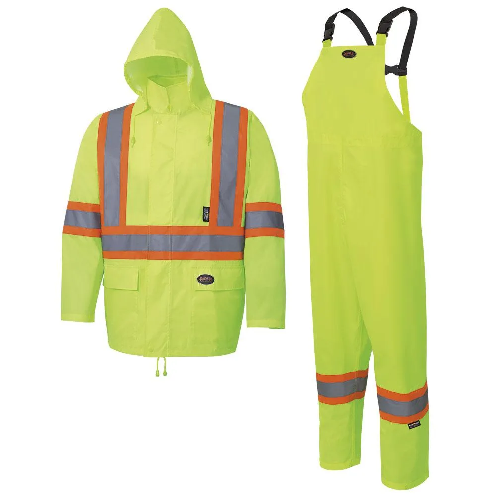 Rain Suit - Pioneer Hi-Viz 150D Oxford Poly Waterproof Suit, 5618 / 5619