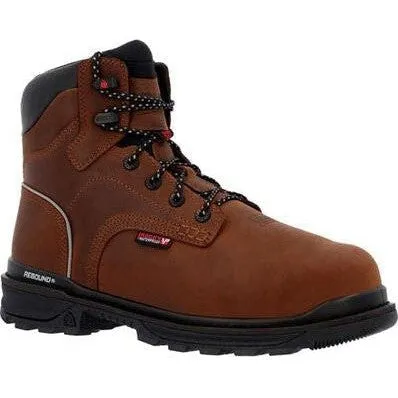 Rocky Men's Rams Horn 6" Comp Toe WP Work Boot -Crazy Horse- RKK0440