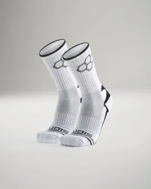 RUDIS White/White Knit Essential Socks (2 Pair)