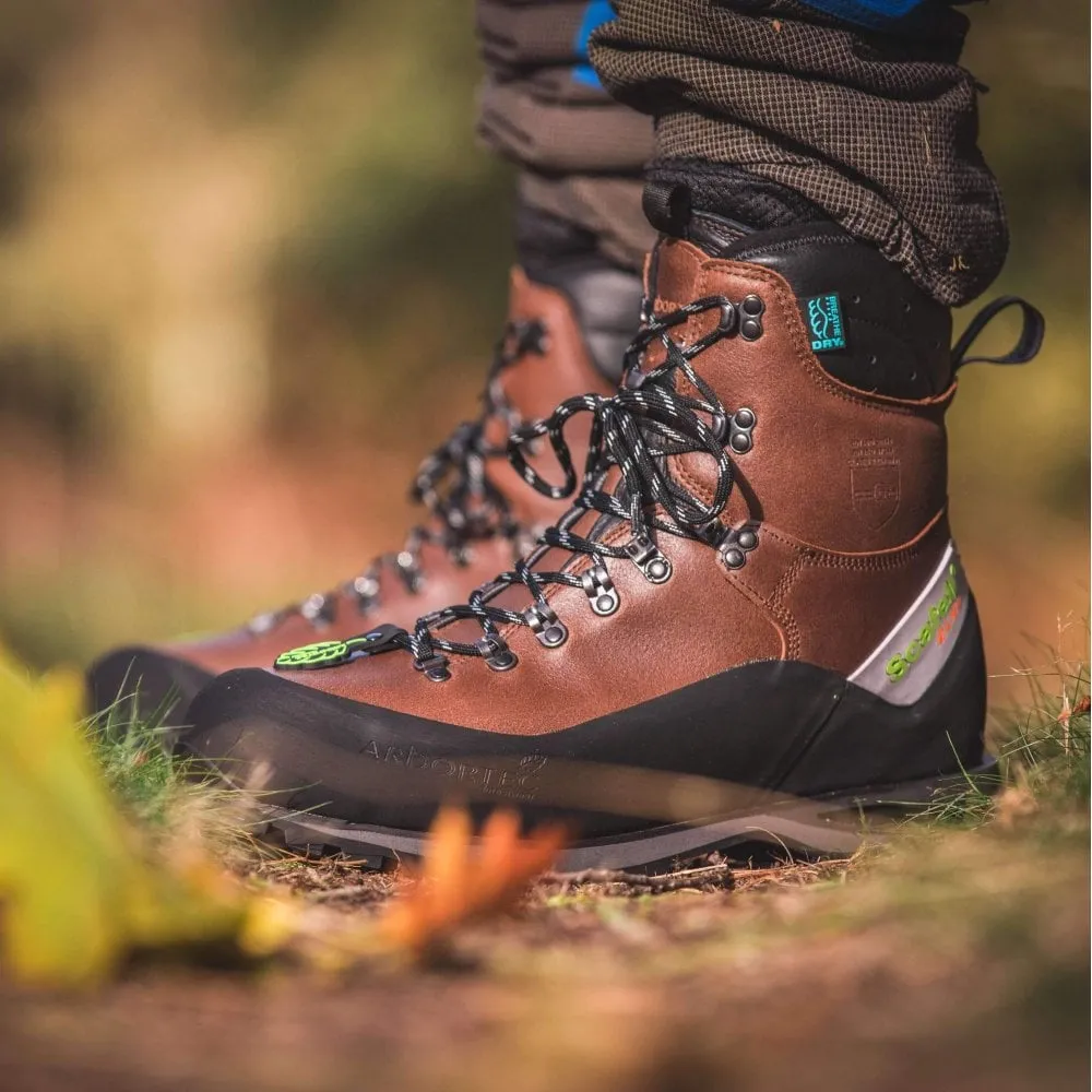 Scafell Lite Brown Class 2 Chainsaw Boots