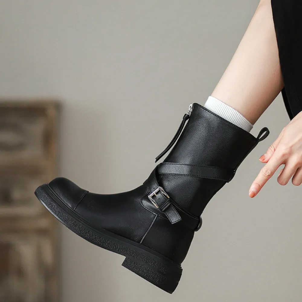 SIENNA BUCKLE BOOTS