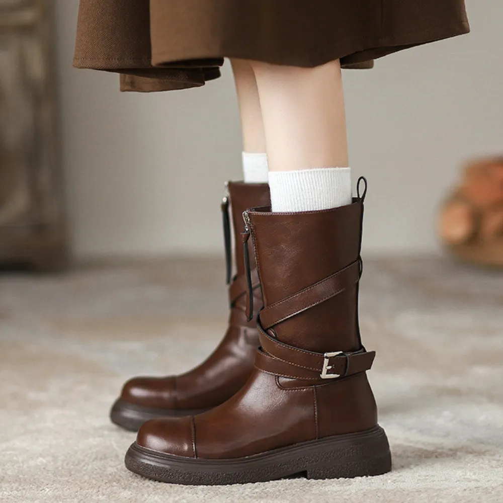 SIENNA BUCKLE BOOTS