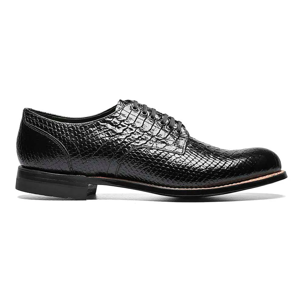 Stacy Adams Madison Black Anaconda Print Oxford