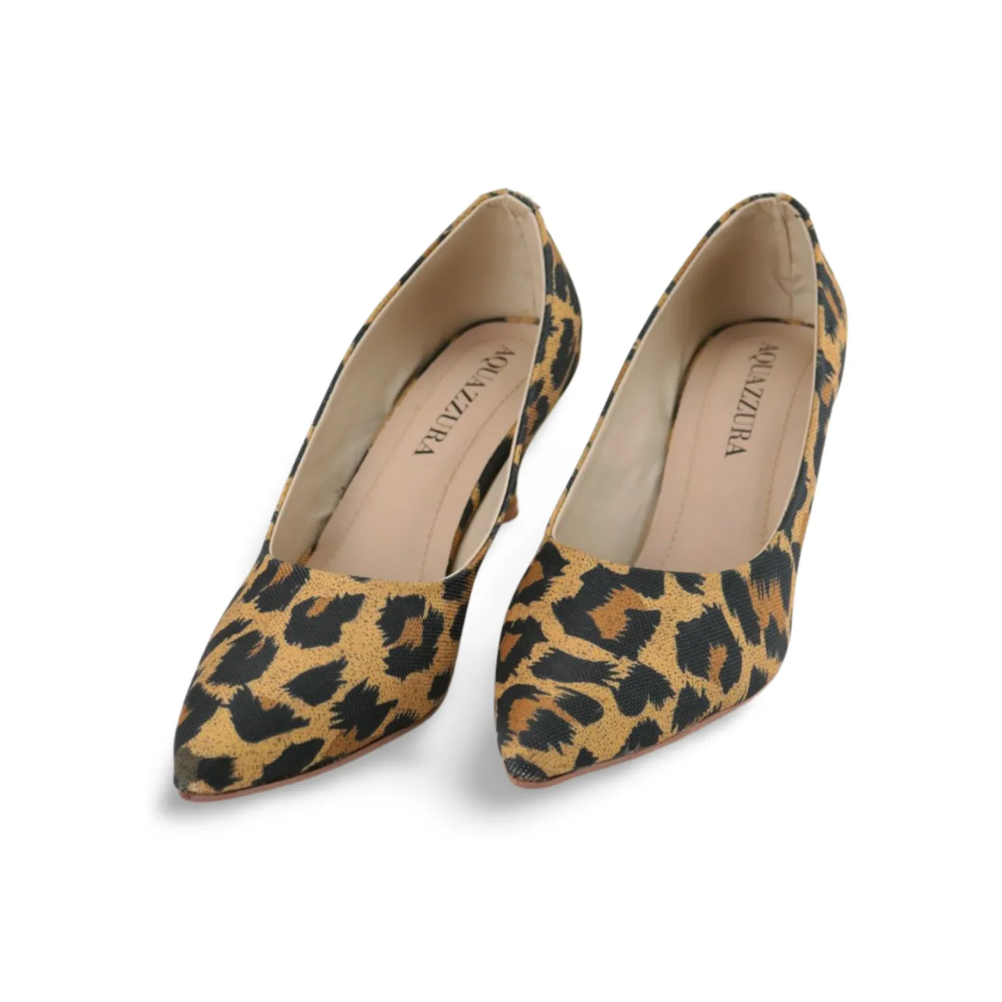 Stylish Leopard Print Kitten Heels -1019