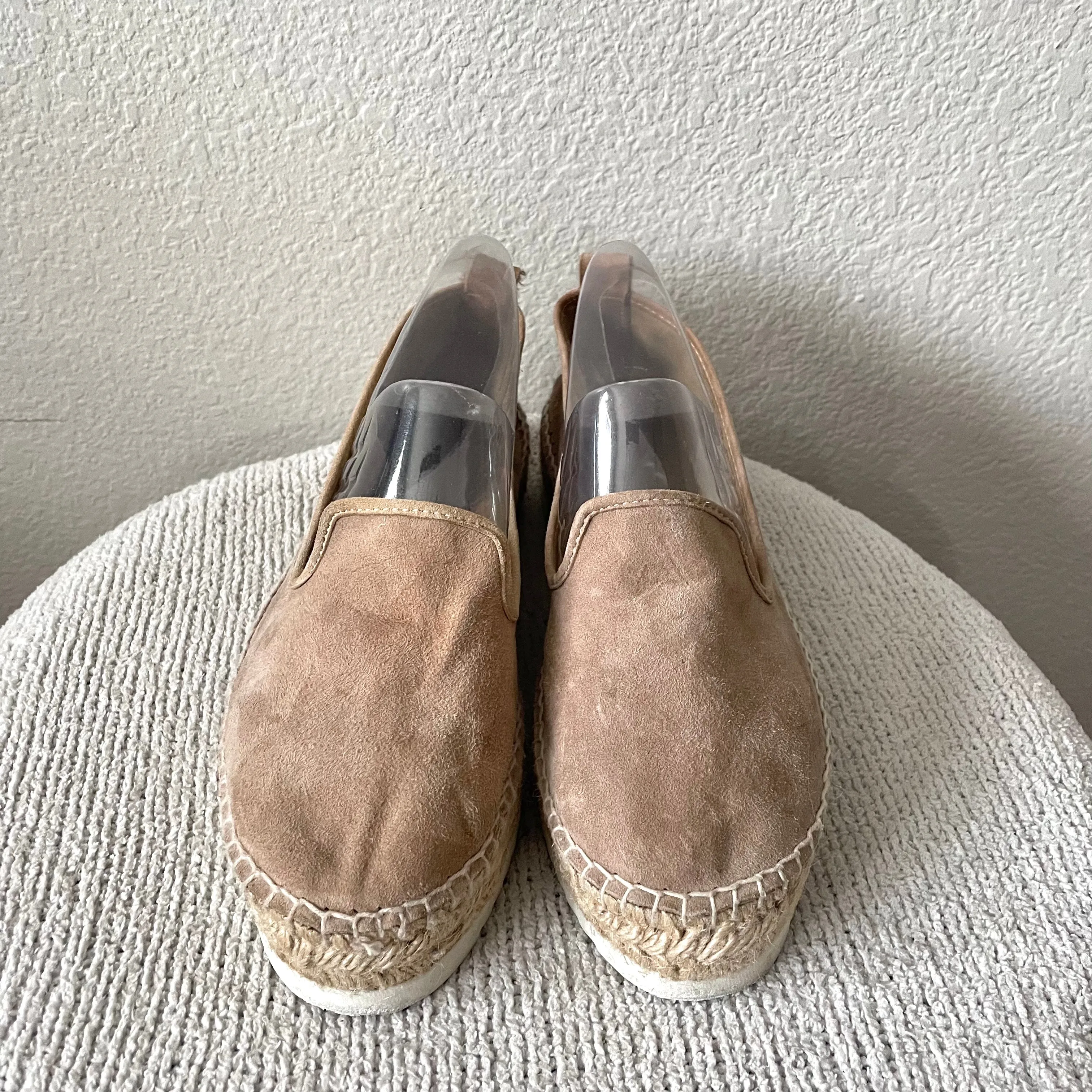 Suede Platform Espadrille Loafer