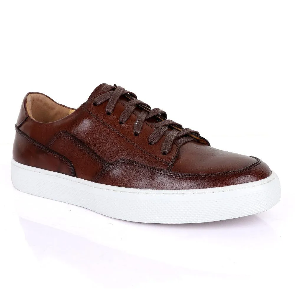 Terry Taylors Cooperate Oxford Brown Sneaker Shoe