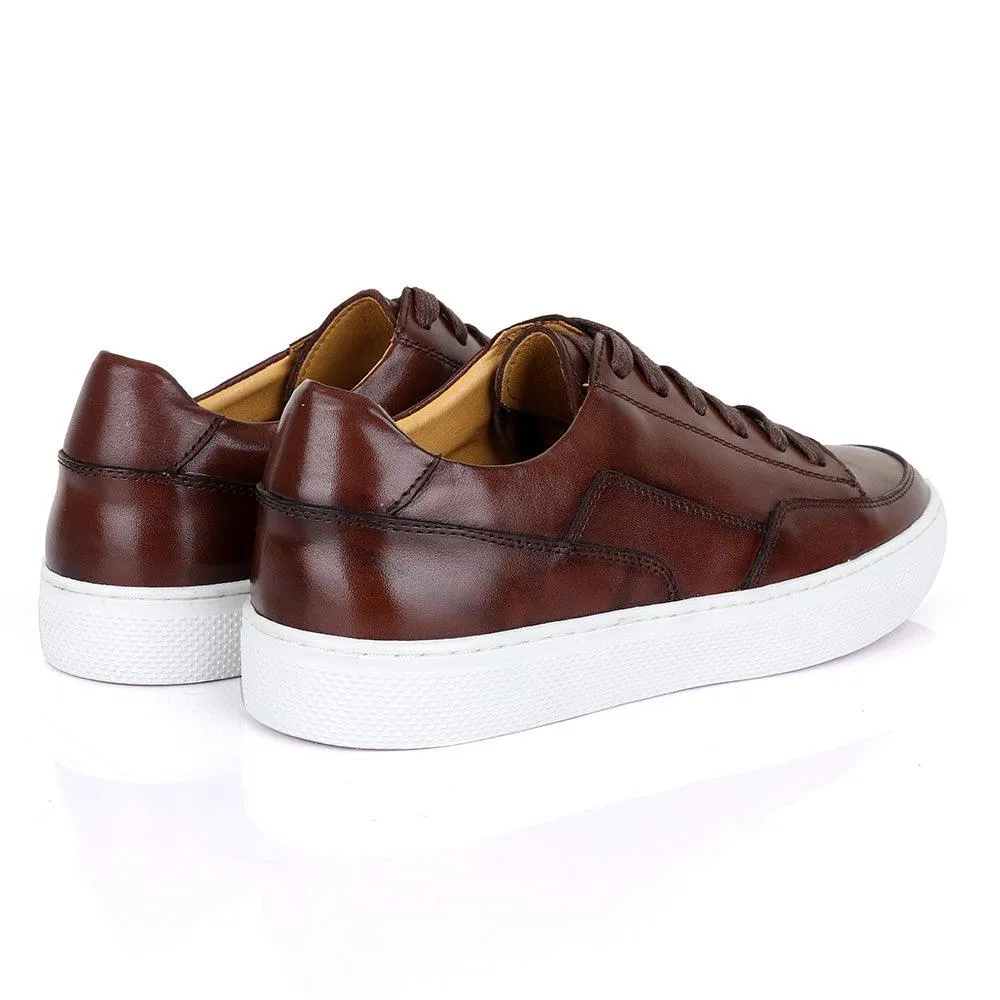 Terry Taylors Cooperate Oxford Brown Sneaker Shoe