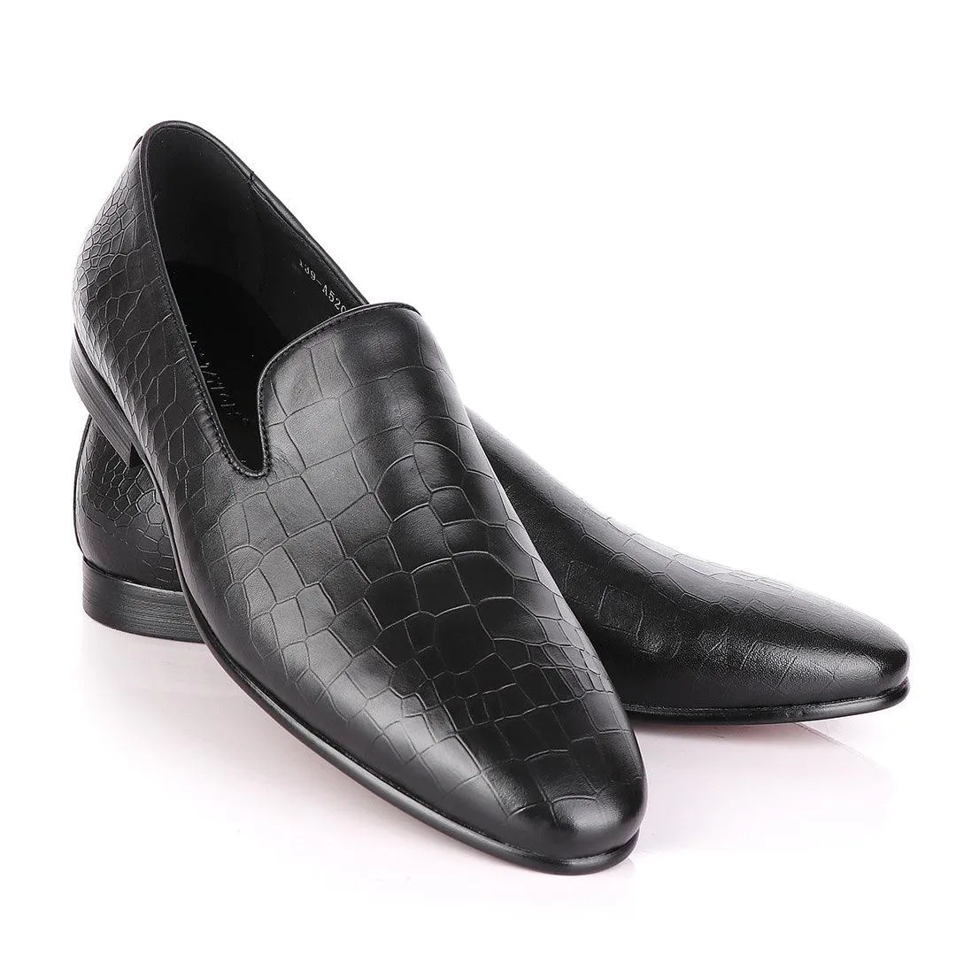 Terry Taylors Croc Skin Leather Formal Loafers.