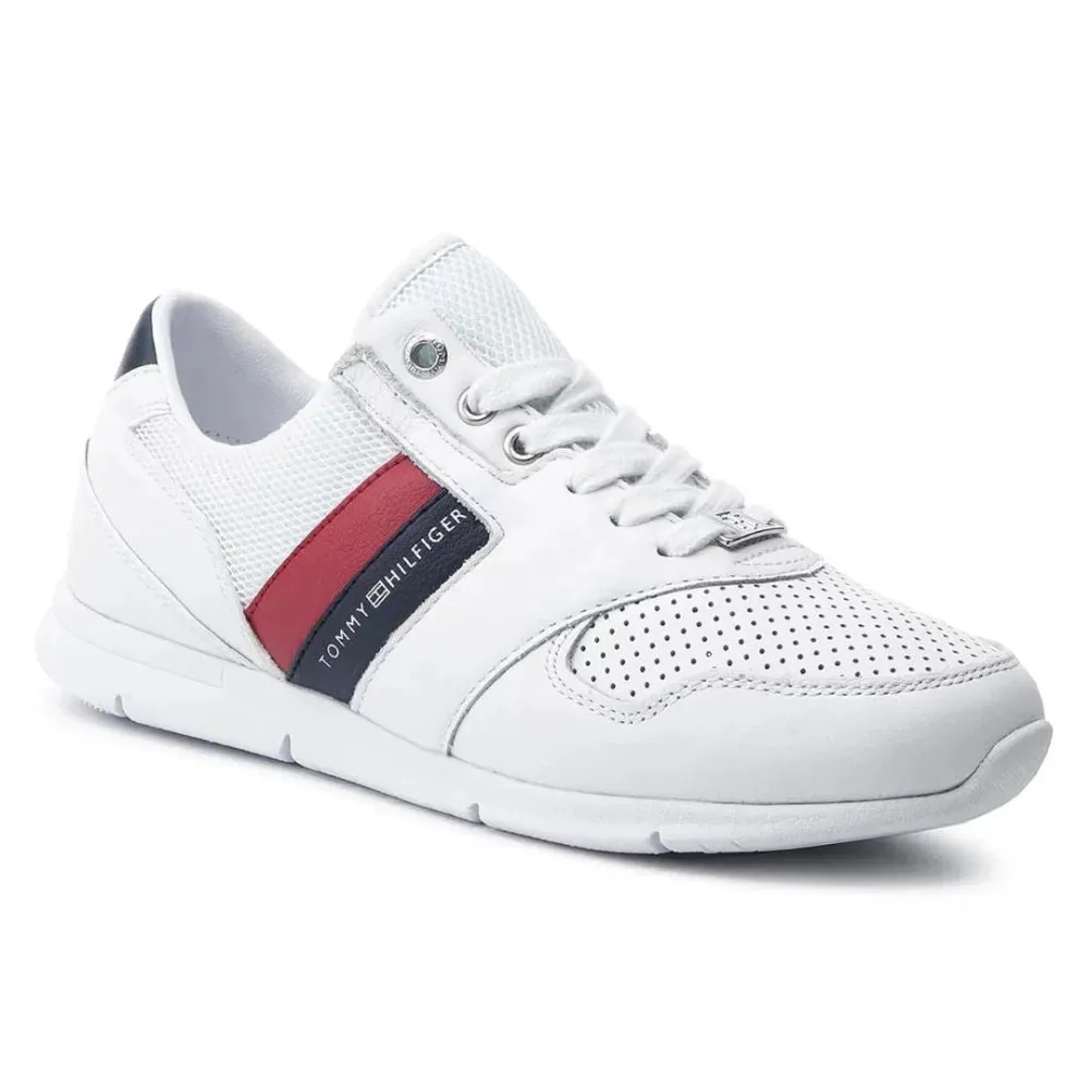 Tommy Hilfiger Lightweight Leather  Sneakers FW0FW04261-WHT