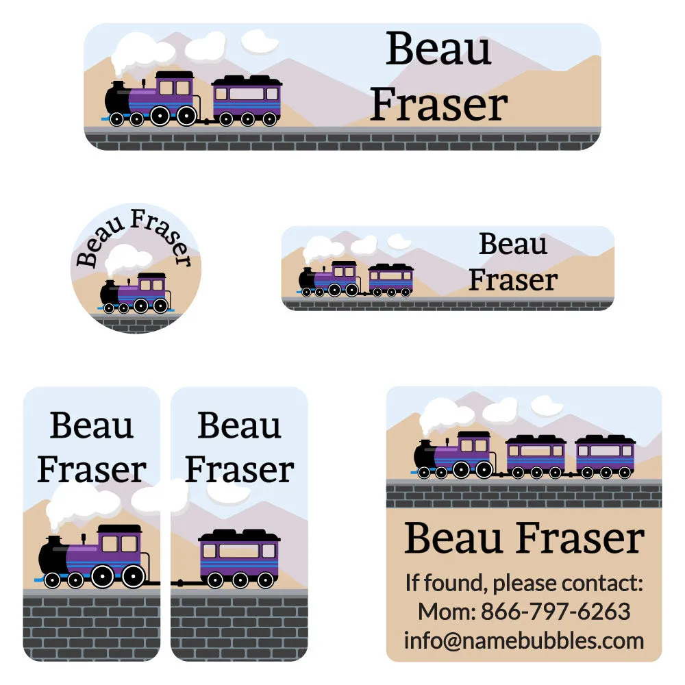 Train Camp Labels Pack