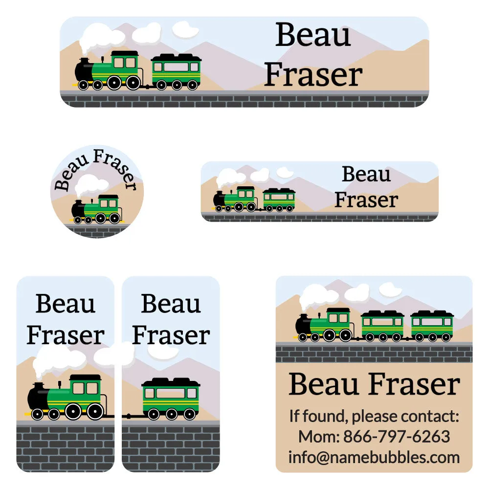 Train Camp Labels Pack