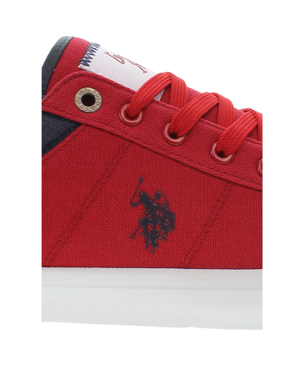 US POLO MENS CANVAS SHOE WITH CUPSOLE OUTSOLE