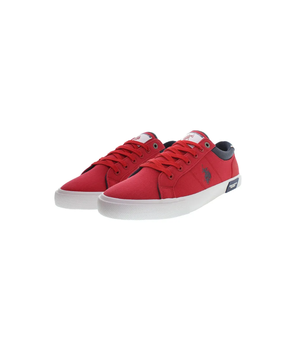 US POLO MENS CANVAS SHOE WITH CUPSOLE OUTSOLE