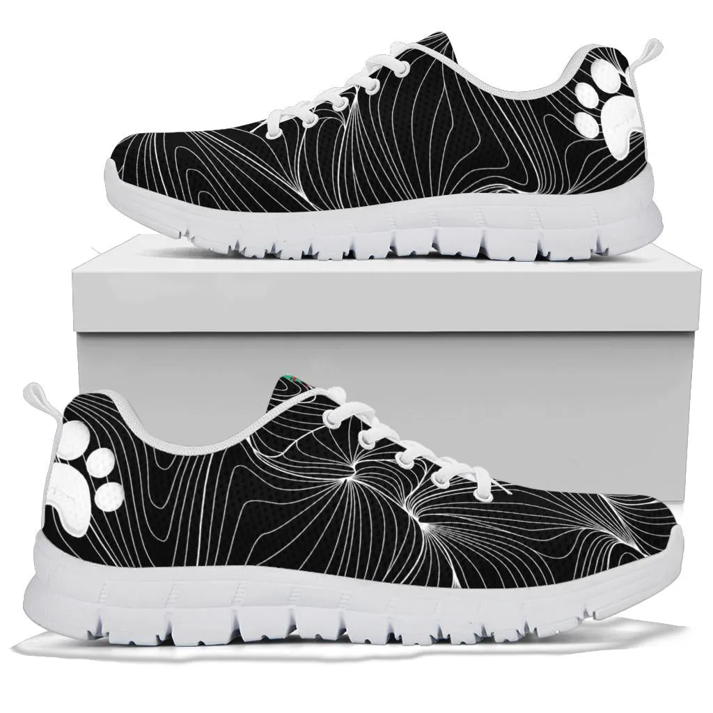 Web with Pawprints on heel -  Women's Sneakers