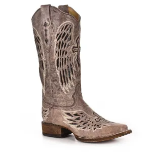 Wings and Cross Western Boot - Corral Boots at Bourbon Cowgirl