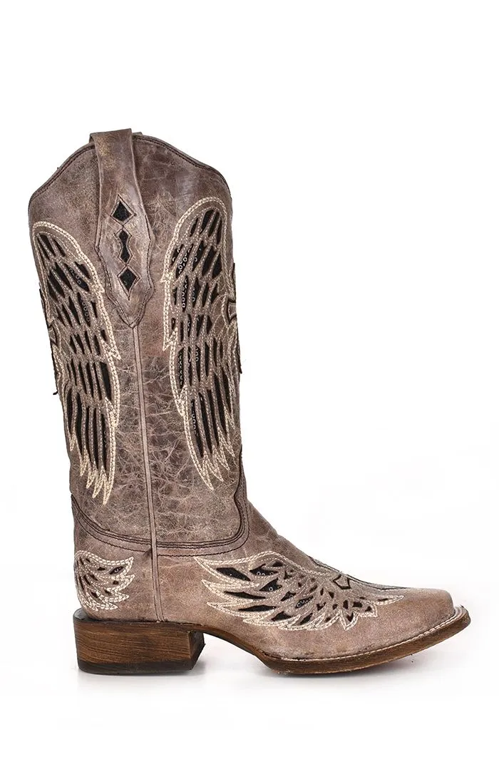 Wings and Cross Western Boot - Corral Boots at Bourbon Cowgirl