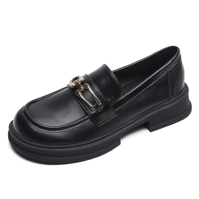 Women Casual Fashion Chain Soft Loafers