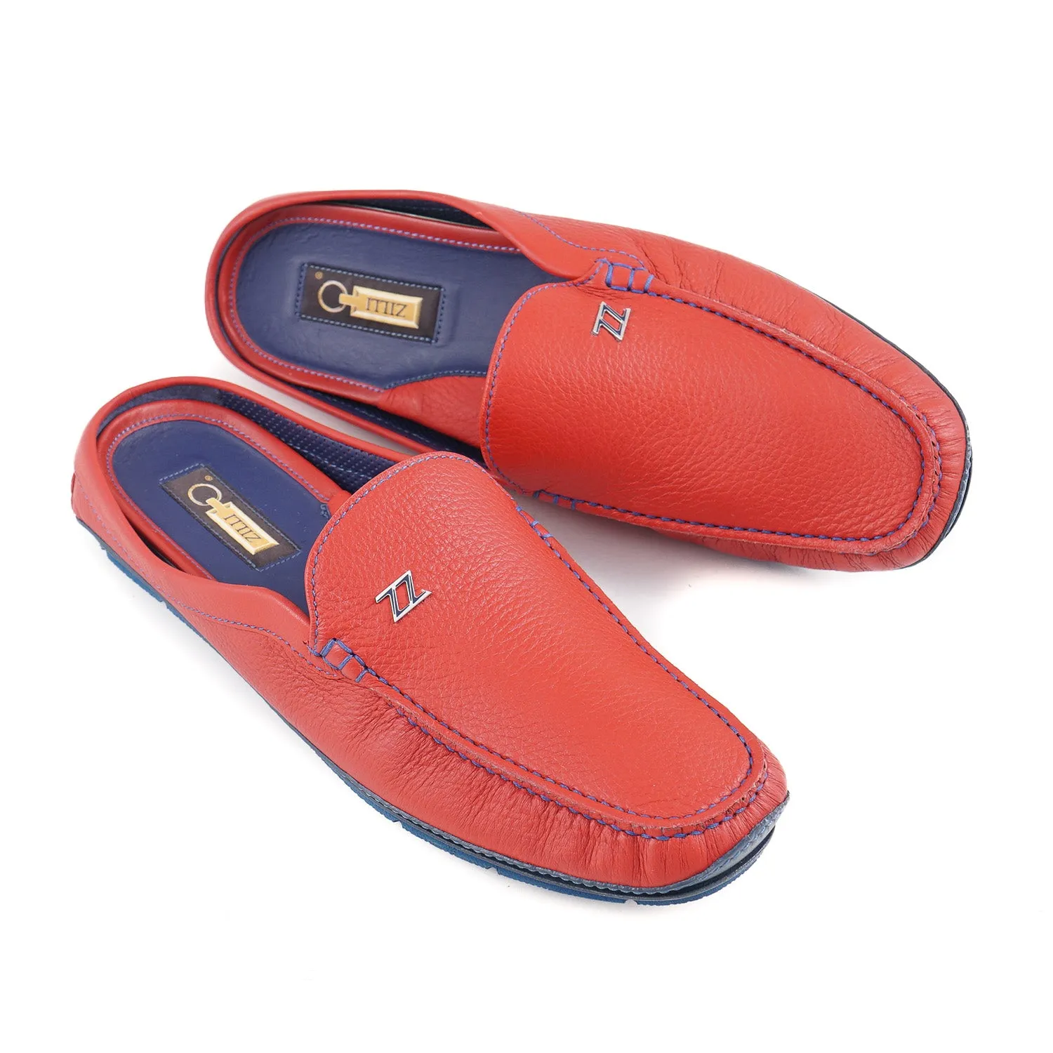 Zilli Soft Calf Leather Slide Loafers