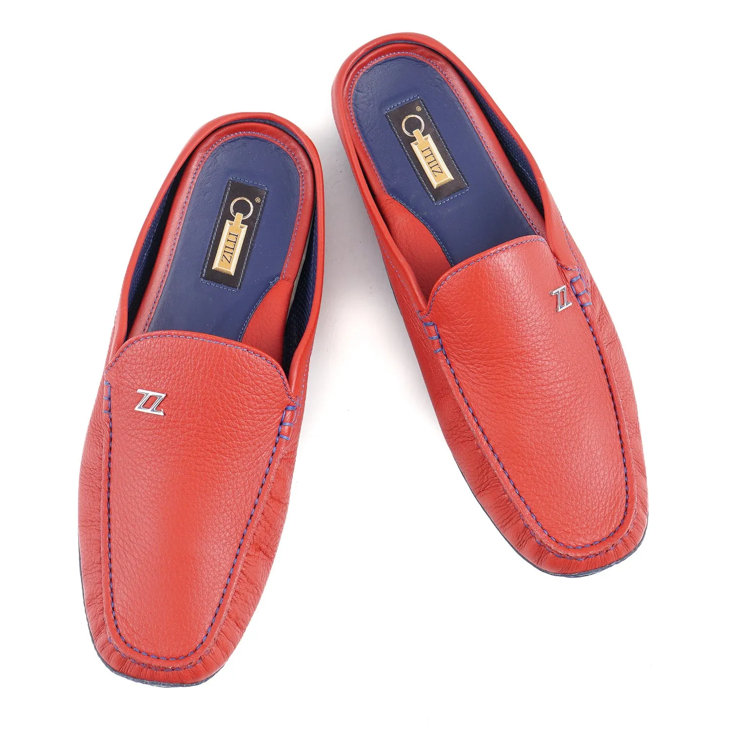 Zilli Soft Calf Leather Slide Loafers